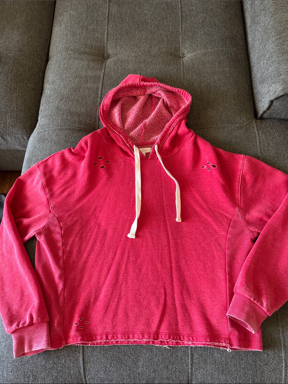 Colsie Red Fleece Hoodie